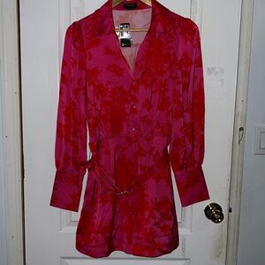 BEBE Pink/Red Romper